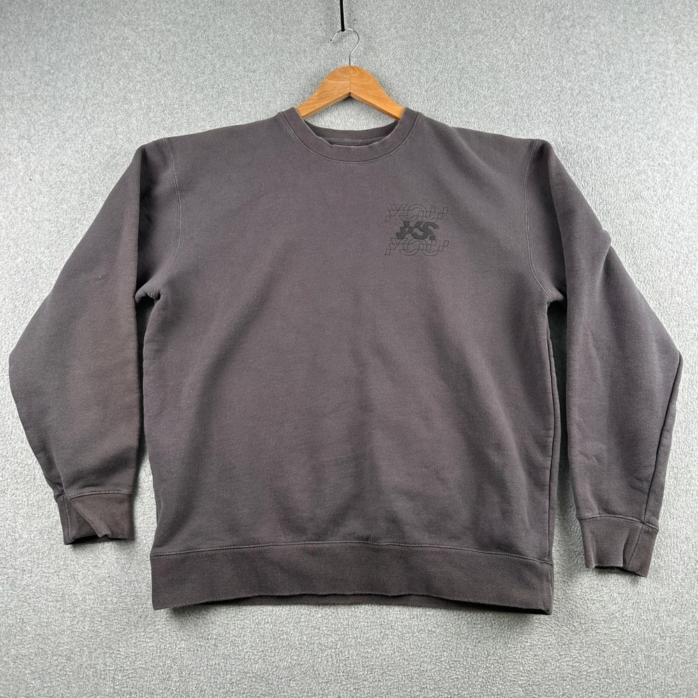 UFC Gym Sweatshirt Mens Large Charcoal Gray You Vs You Train Push Fight Crewneck